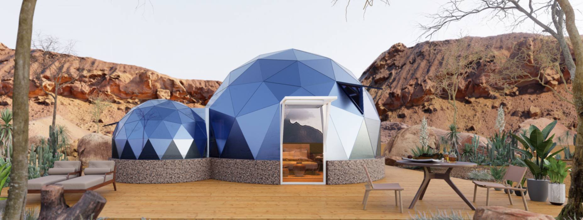 石龙区球形智能光伏玻璃星空房